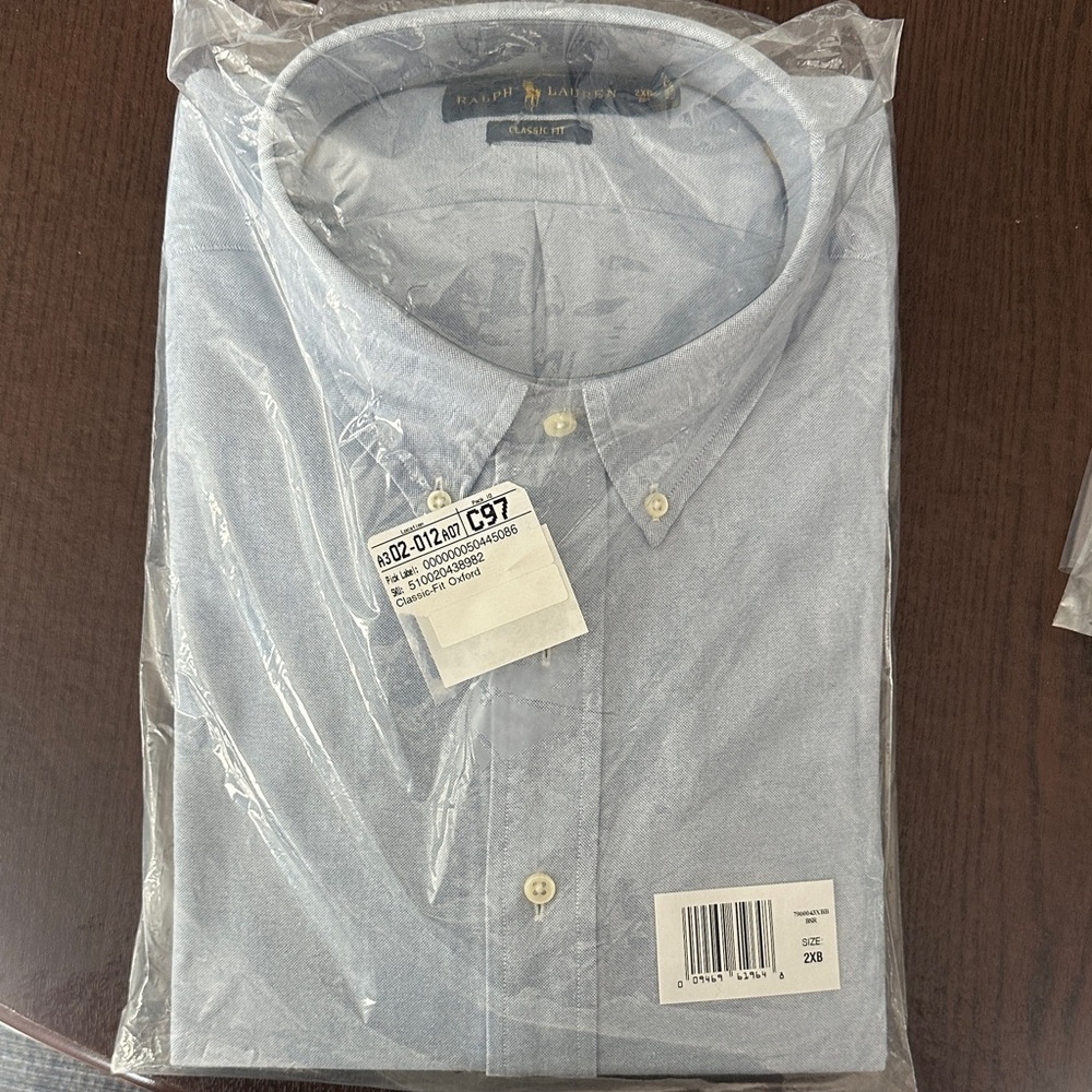Ralph Lauren Men's Sky Blue Dress Shirt
